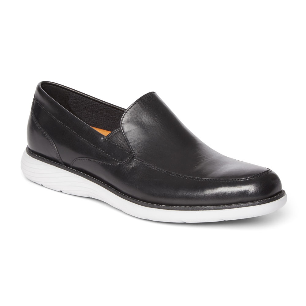 Rockport Loafers For Mens Black - Garett Venetian - GF5427618